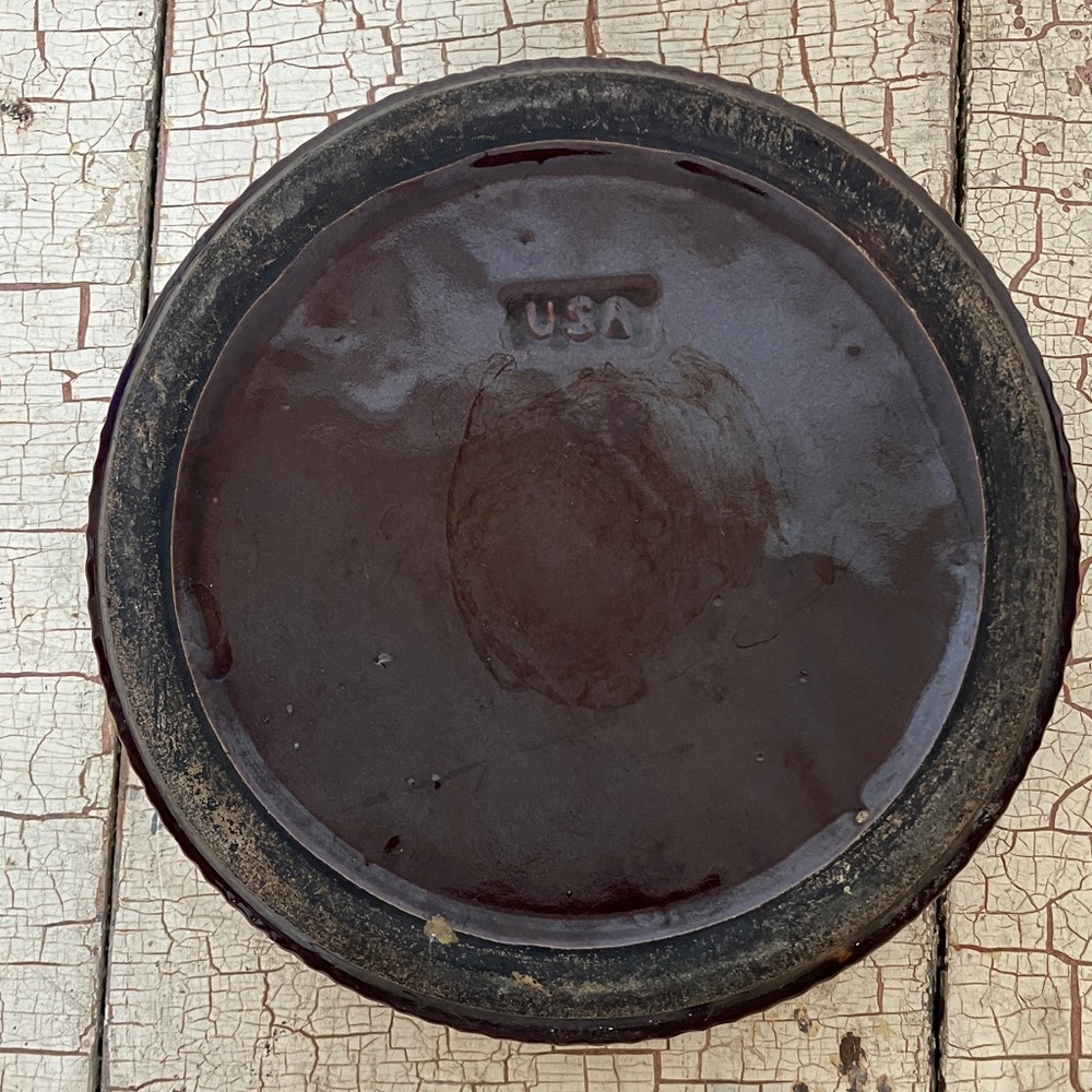 Brown stoneware casserole dish with lid - Picture 5 of 6